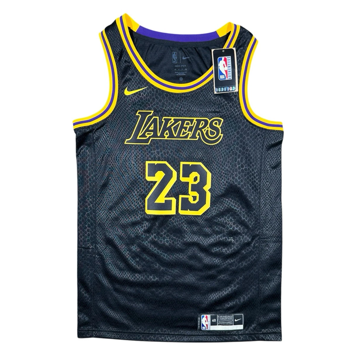 Preços baixos em Lebron James Preto Los Angeles Lakers Roupas e
