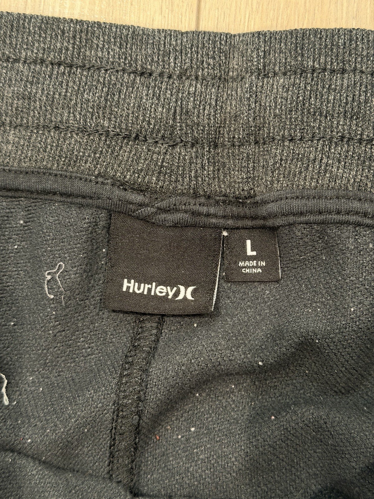 HURLEY NIKE Dri-Fit Men’s Fleece Jogger Sweatpants Large (33x27) Black Slim image 3