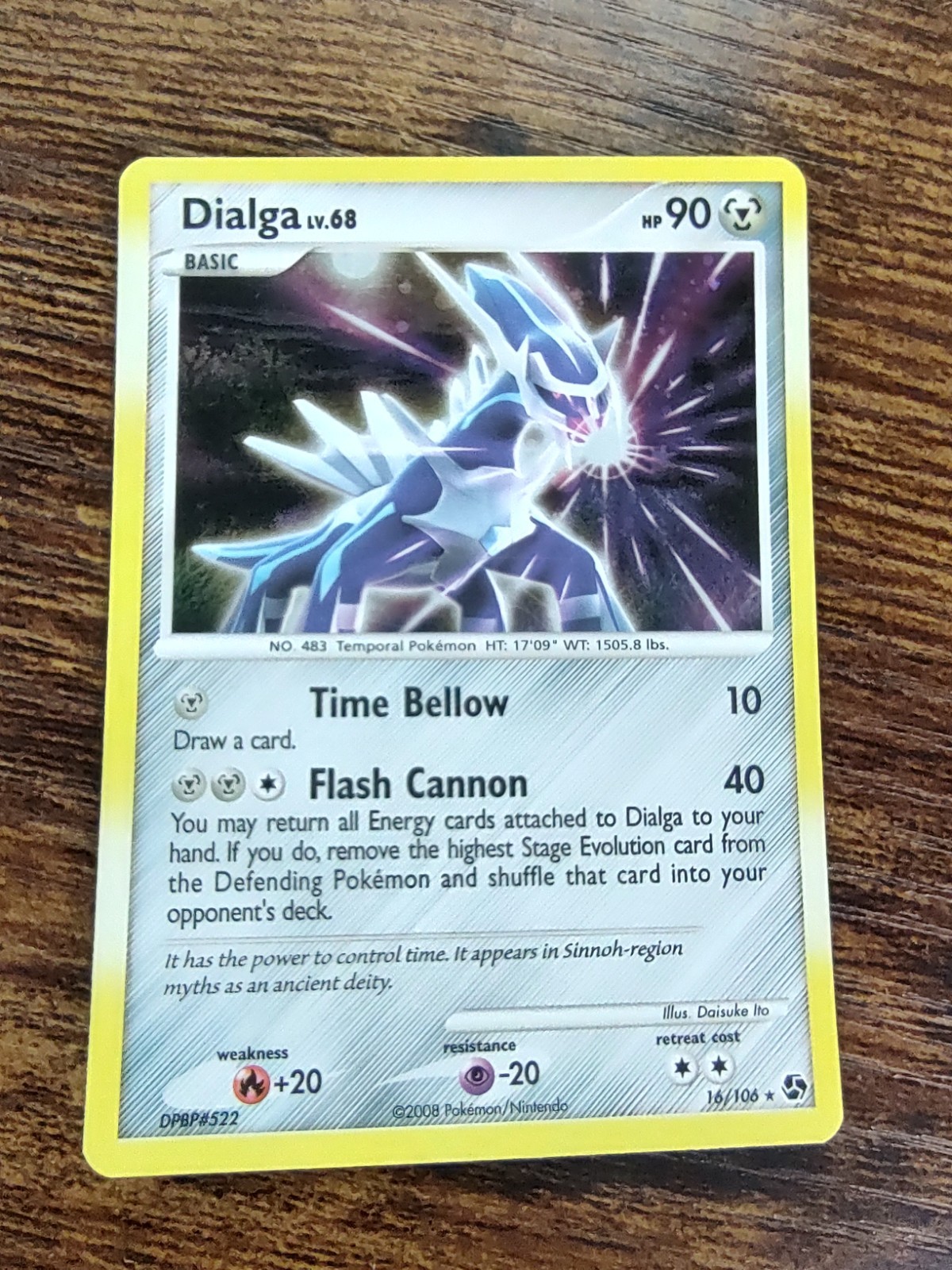 Dialga 16/106 Great Encounters Pokemon Holo