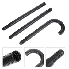 2 Pcs Crystal Cosplay Wand Magician Costume Accessory Crutch Stick