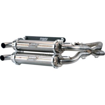 Trinity Racing Stainless Steel Exhaust System TR-4119D-SS