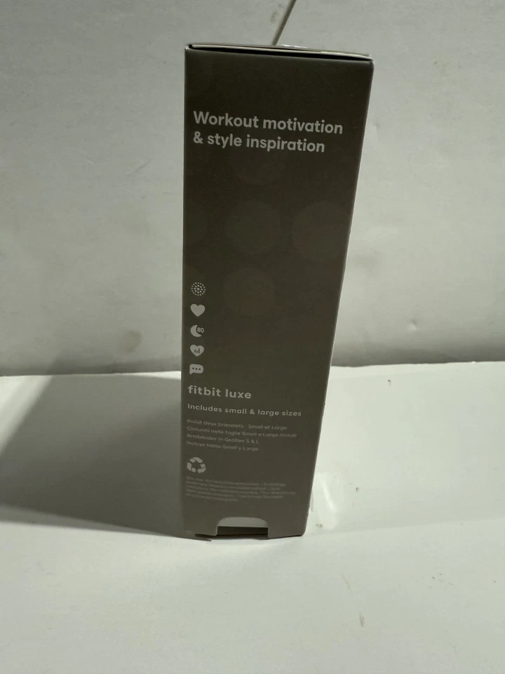 Rastreador de actividad Fitbit Luxe 19,30 mm - FB422GLWT (blanco) Foto 4 de 4