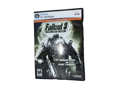 Fallout 3 Add-On Pack: Broken Steel & Point Lookout (PC)   Complete + Manual
