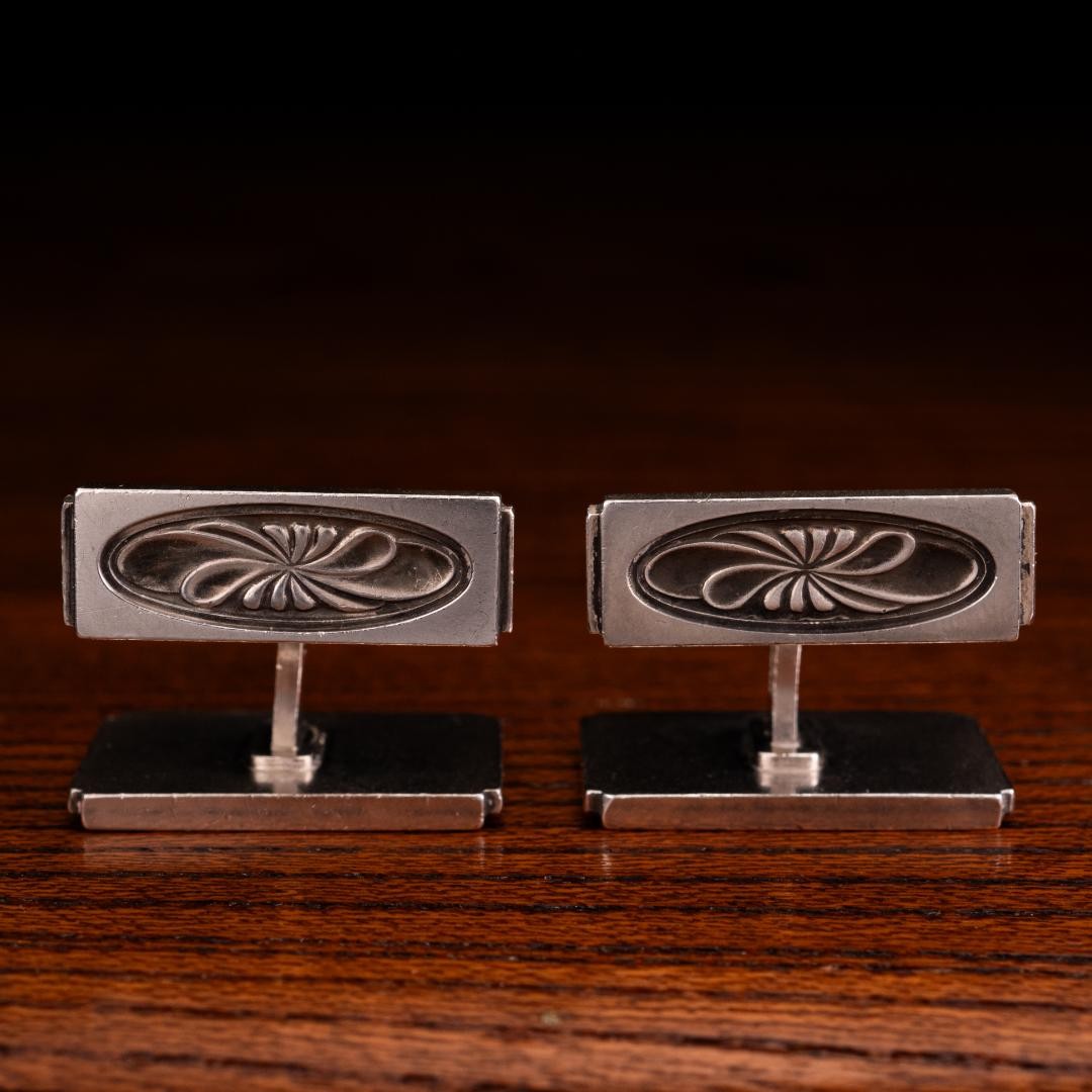 Georg Jensen Cufflinks No case Rectangular Shape … - image 3