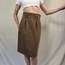 Vintage Valentino Miss V Wool Skirt Made in Italy