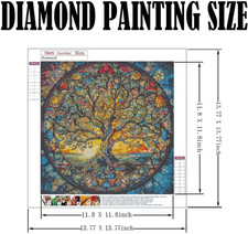 Tree of Life Diamond Painting Kits for Adults,5D Diamond Art Kits for Adults ...