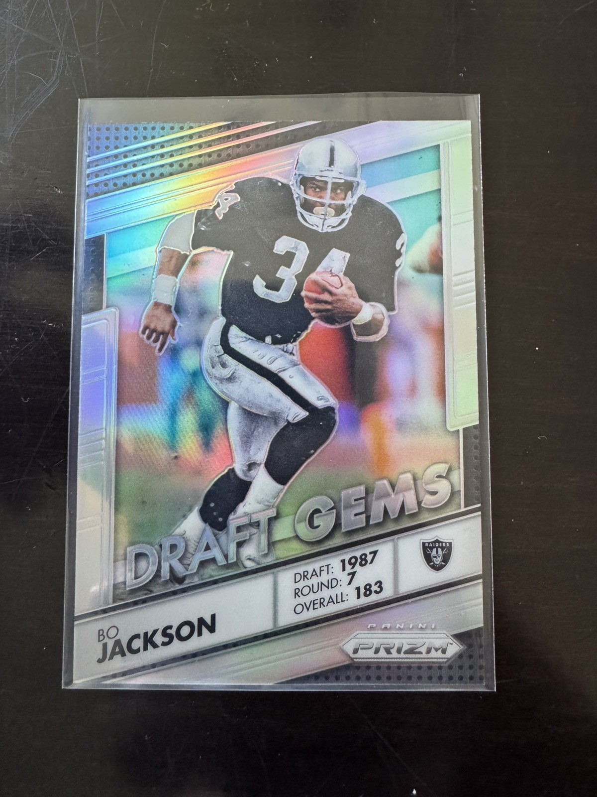 2016 Prizm Football Draft Gems Prizms Bo Jackson Las Vegas Raiders