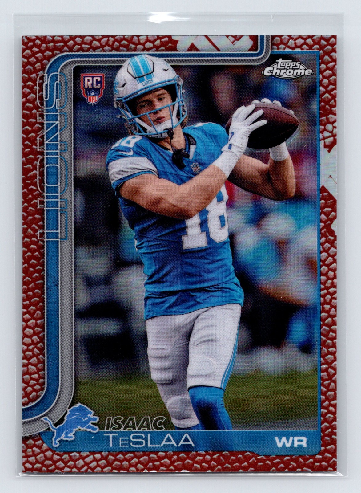 2025 Topps Chrome - Isaac TeSlaa #320 Leather Refractor (RC)