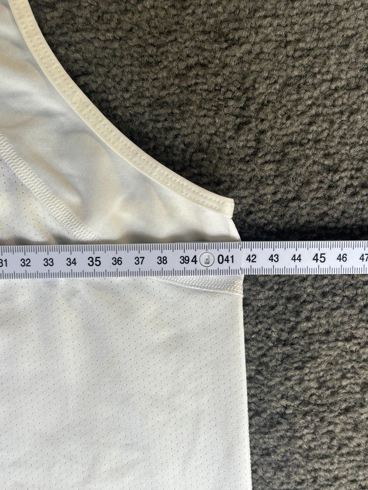 Nike Dri-FIT Tank Top Women's Size Small White Crew Neck Sleeveless Pullover - Image 2 of 4