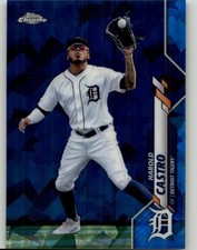 2020 Topps Chrome Sapphire Edition Harold Castro #543 Detroit Tigers