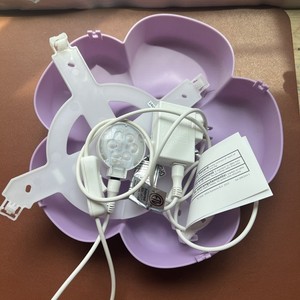 Ikea UPPLYST LED Wall Lamp LILAC PURPLE LAVENDER Flower/Floral Nursery Kids Room