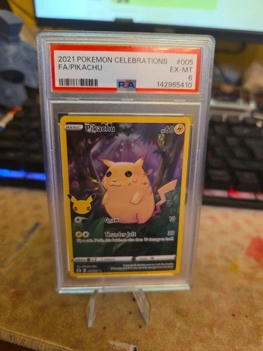 2021 Pokemon Celebrations 005/025 FA Pikachu 💎PSA 6💎