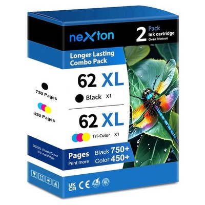 62XL Patronen für HP 62XL OfficeJet 200 250 Mobile 5740 5742 5744 8040 8045 5745