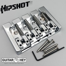 NEW Hipshot 5A400BC-656 4 string BRASS A Style Mount Bass Bridge 16.5mm - CHROME