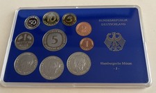 Germany Coins Proof Set 1986-J - Hamburg Mint - 10 coins - Mint