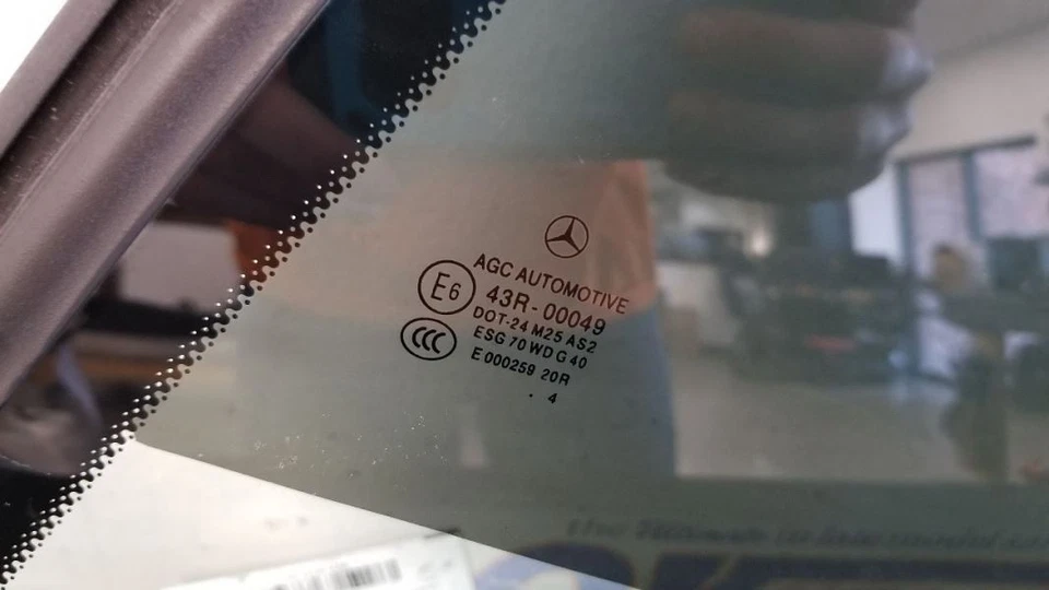 15 MERCEDES BENZ SL400 231 TIPO CUARTO CRISTAL VENTANA CONDUCTOR TRASERO IZQUIERDO Foto 3 de 4