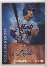 2016 Topps Scouting Report Auto Michael Conforto #SRA-MCO Auto 0b2