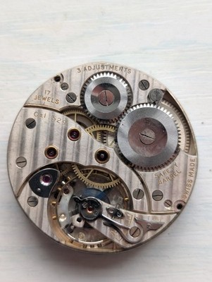 Vintage Cortebert Cal.529 Mechanical Pocket Watch Movement (Runs/Untested)
