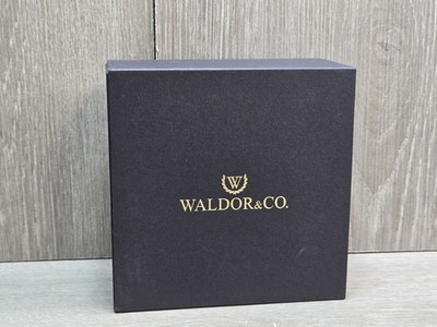 Woman's WALDOR & CO Imperial 36mm Roma Silver Stainless Steel Watch with Box