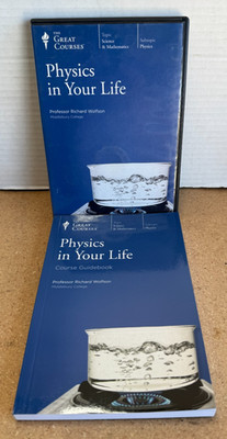 Great Courses: Physics in Your Life Professor Richard Woffson DVD/Guidebook