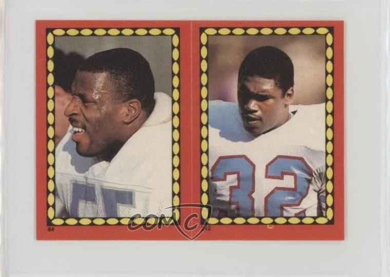 1988 Super Star Sticker Back Cards Mike Cofer Al Toon Alonzo Highsmith Rookie RC - Image 2 of 2