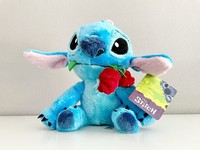 ✅ Neu! Disney Lilo & Stitch PlüSchfigur 25Cm GroßEs Stofftier Mit Rose, Simba