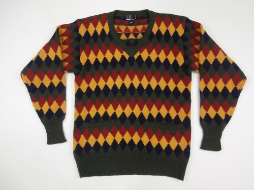 Vintage Dunhill 100% Wool Cosby sweater 