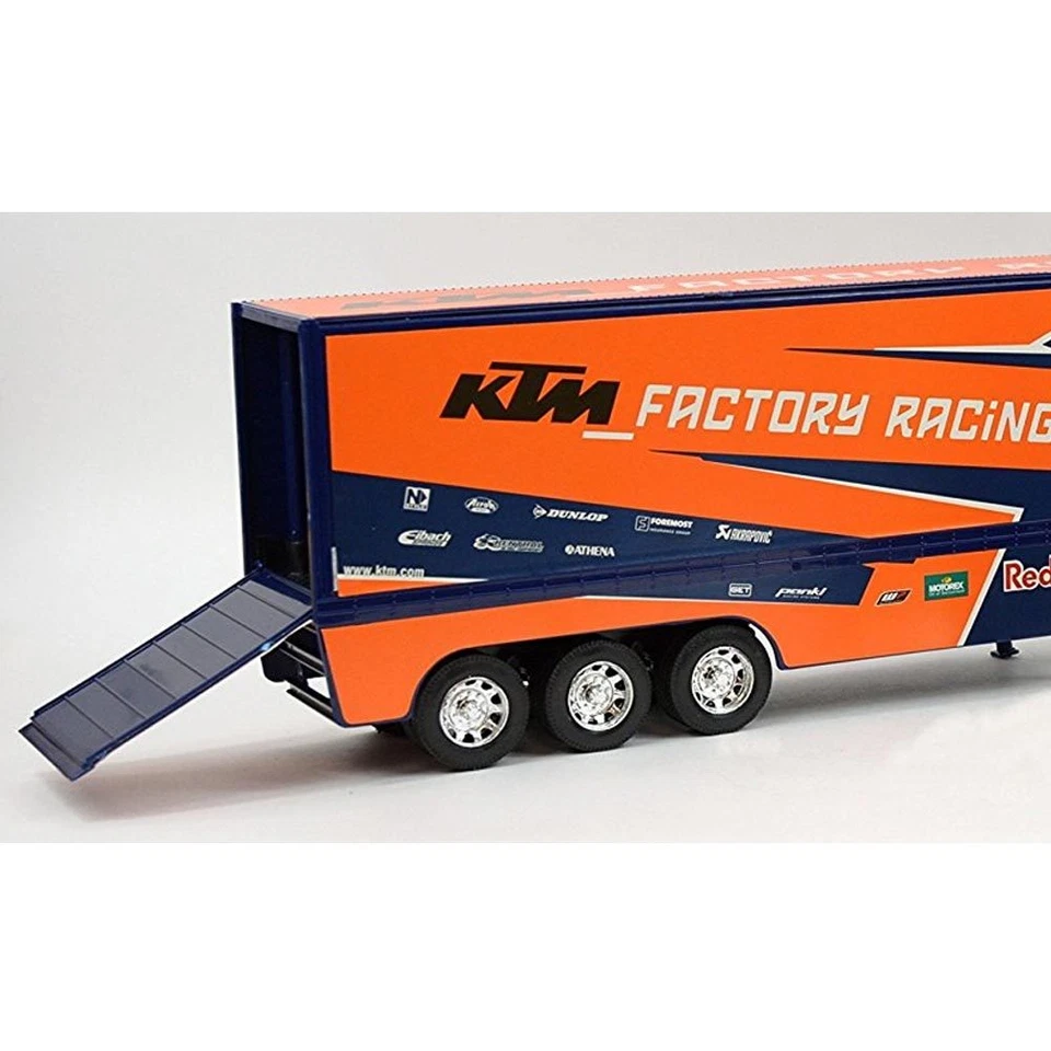 NEW-RAY CAMION RED BULL KTM FACTORY RACING TEAM TRUCK  SCALA 1:32 DIE-CAST METAL - Immagine 4 di 4