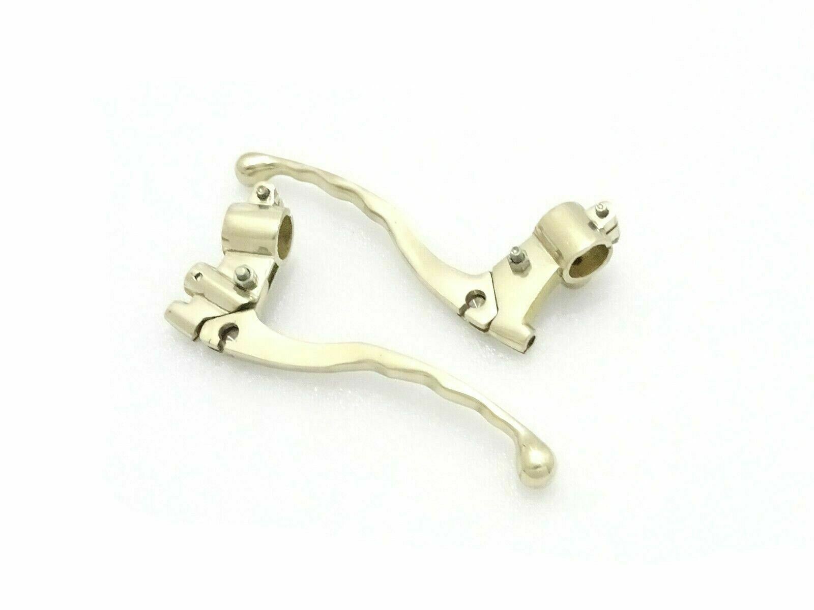 Brass Long Brake And Clutch Levers Fit For Royal Enfield Bullet eBay