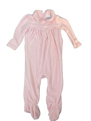 Ralph Lauren Baby Girl Months Pink Footie Pajamas Polo Cotton
