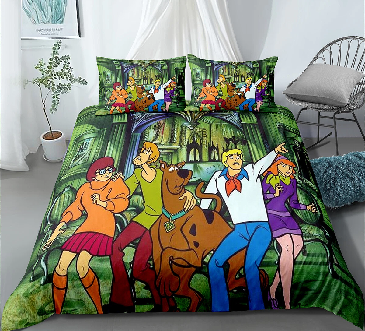 Scooby-Doo Bedding Set, Gift for Friends