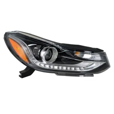 Silscvtt Right/RH Side Headlight For Chevy Trax 2017-2019 LED W/DRL Clear Lens