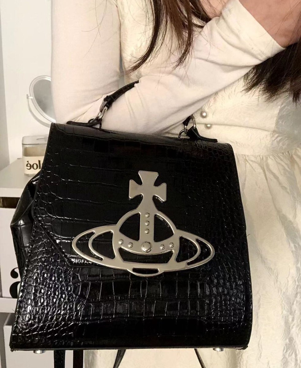 Vivienne Westwood Grace Backpack Rucksack Black/Silver Orb Vivienne Westwood Grace Backpack Rucksack Black/Silver Orb