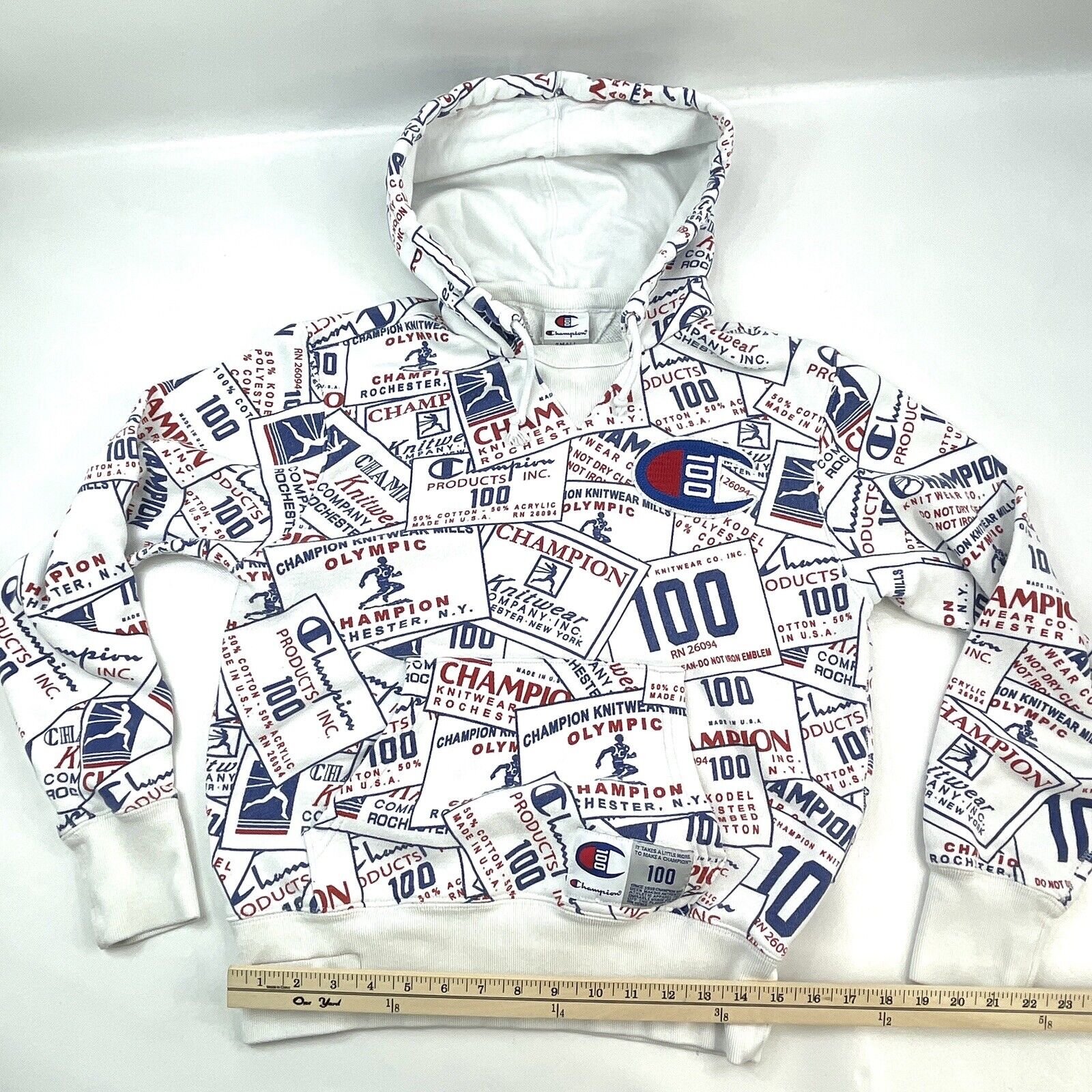 Champion 100 Year Anniversary All Over Graphic Sw… - image 4