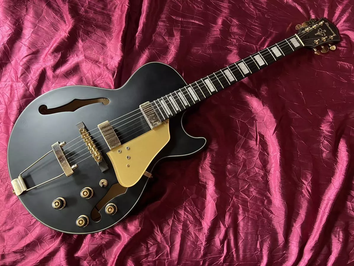 Ibanez AG85 BKF Black Flat Electric Guitar w Original Gig Bag