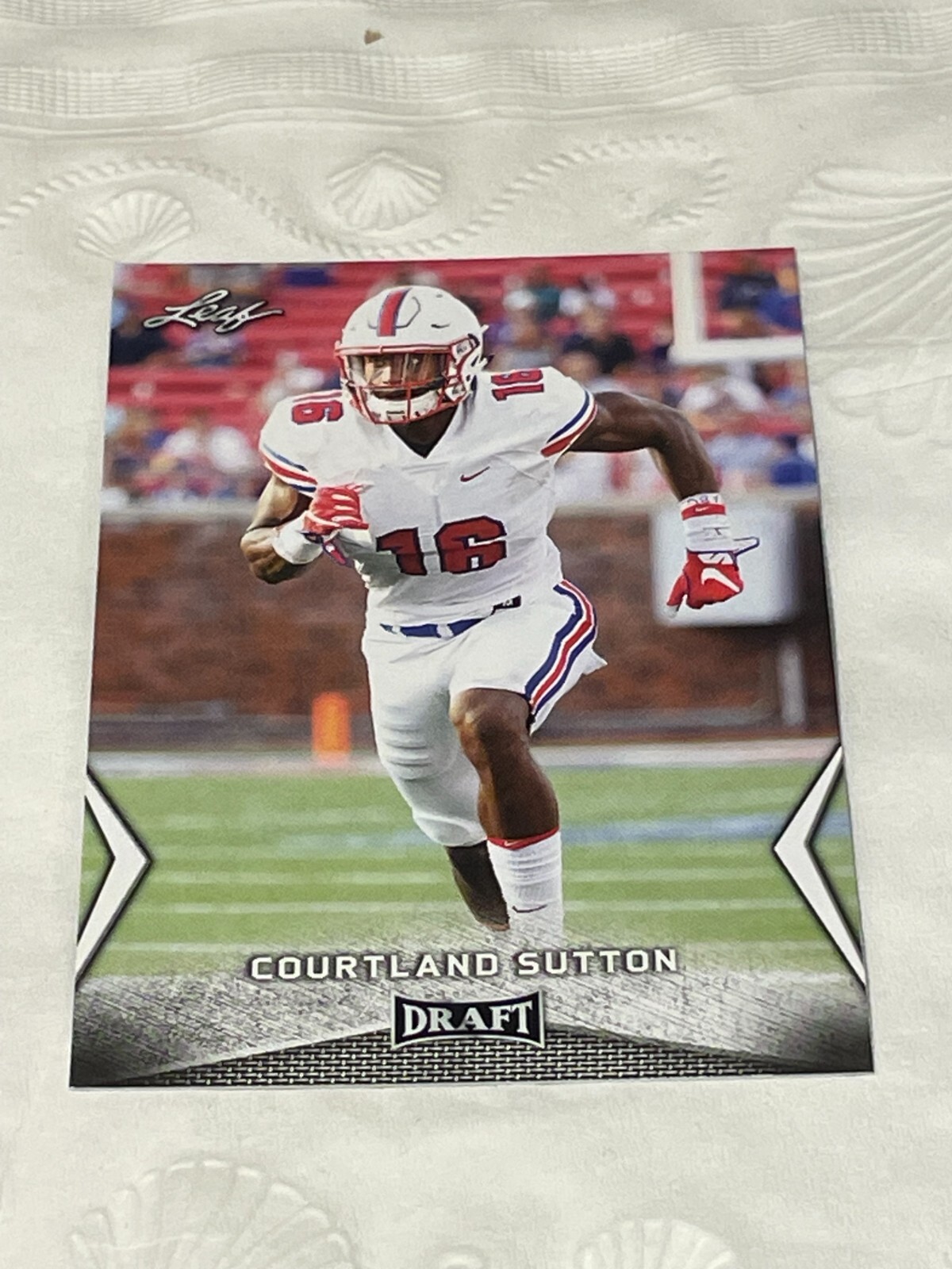 Courtland Sutton 2018 Leaf Draft #12 Rookie RC ( Broncos )