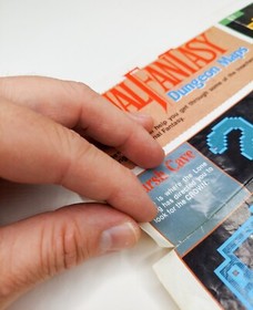 Final Fantasy 1990 Nintendo NES Dungeon Maps / Item Chart NES-FF-USA(A)