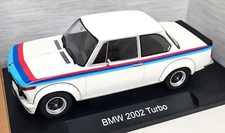 BMW 2002 TURBO 1973 White MCG 18408R 1:18 Model Car Group LHD