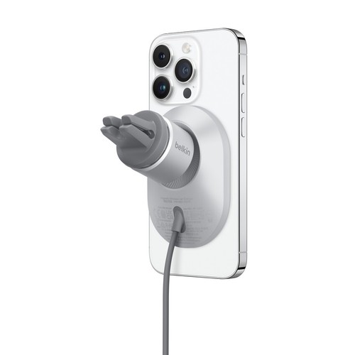 CHARGEUR SUPPORT BELKIN BOOST CHARGE PRO VOITURE SANS FIL MAGSAFE IPHONE 12/13/14/15 - Photo 7 sur 9