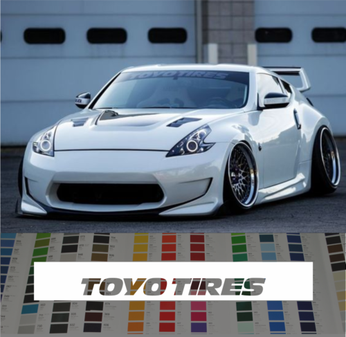 Toyo Tires Banner Windshield Sticker Decal rauh welt style 2018 car JDM 