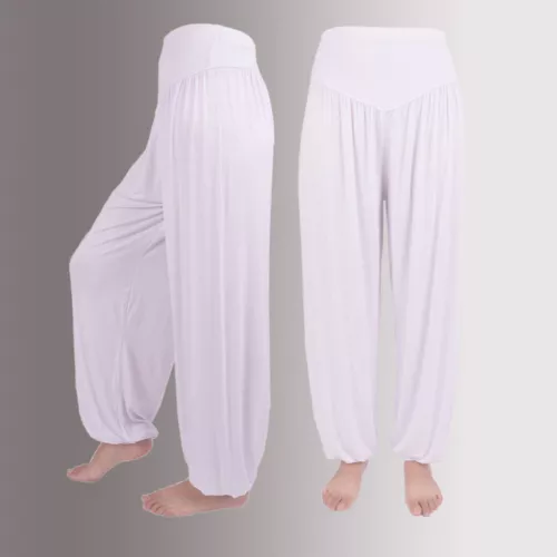 Women Elastic Loose Modal Cotton Soft Yoga Sports Dance Harem Pants Trousers - Picture 33 of 57