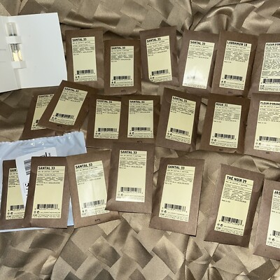 20 Le Labo Fragrances Eau De Parfum Spray Sample 0.75ml Each santal rose fleur
