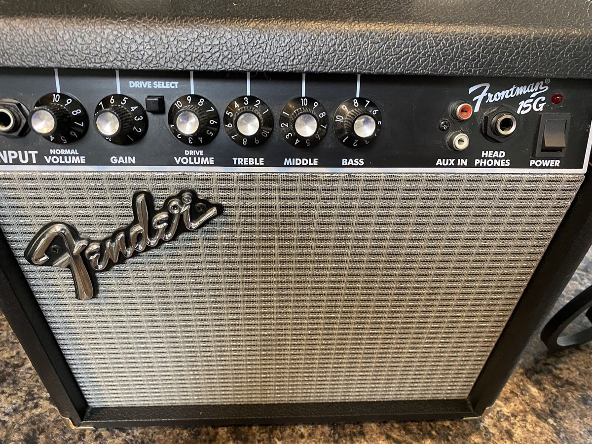 Fender Electric Guitar Amp Frontman 15G PR-495 Guitar Amplifier Fender Electric Guitar Amp Frontman 15G PR-495 Guitar Amplifier
