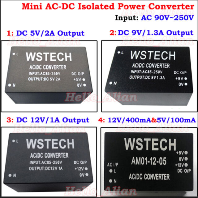 AC-DC 110V 220V 230V to 9V 1.3A Converter Isolated Switching Power Supply Module