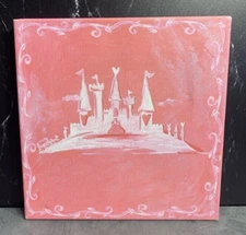 Oopsy Daisy Too Princess Canvas Wall Art - Fine Art for Kids 10" x 10" Disney