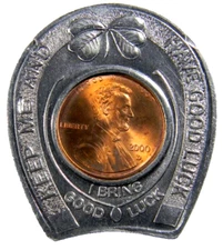 BIRTHDAY TIME   HAVE A HAPPY DAY 2000 D Encased Cent Token (02590)