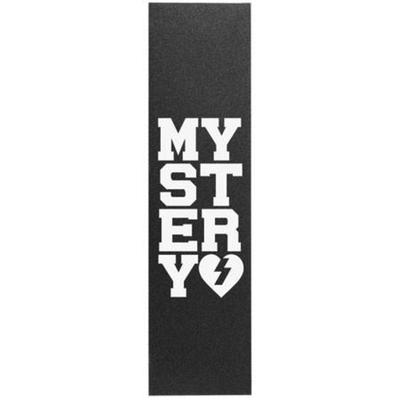 New Mystery Varsity Grip Logo Black Skateboard Griptape - (1 Sheet)