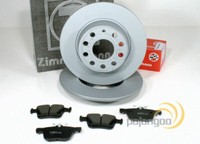 Zimmermann Bremsscheiben 272 Mm BremsbeläGe Hinten FüR Audi A3 [8V]
