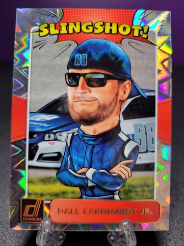 Dale Earnhardt Jr 2018 Panini Donruss Racing Slingshot Card SP Case Hit Gem Holo