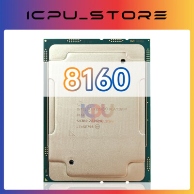 Intel Xeon Platinum 8160 SR3B0 2.1GHz 24Cores 150W LGA3647 CPU ...